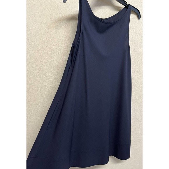 Theory Dacey W Women's Wool Blend Tent Dress Size 8 Pockets Charcoal Black - Picture 9 of 11